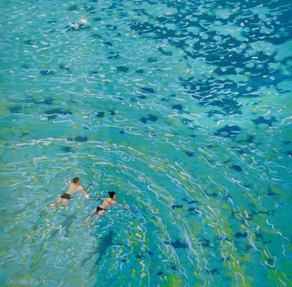 - on , Print by Gordon Hunt, measuring 60 x 60 cm (H x W) £120
